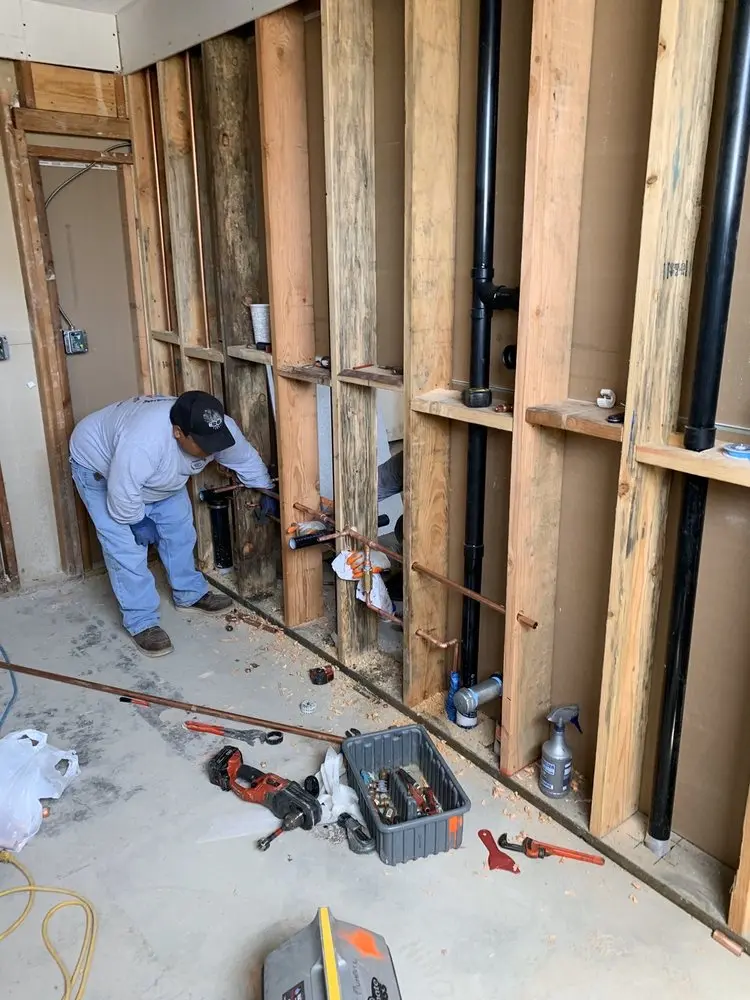 Commercial rough-in plumbing for Gas Line Repair in Campground Landing